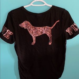 vs pink sequin tee!